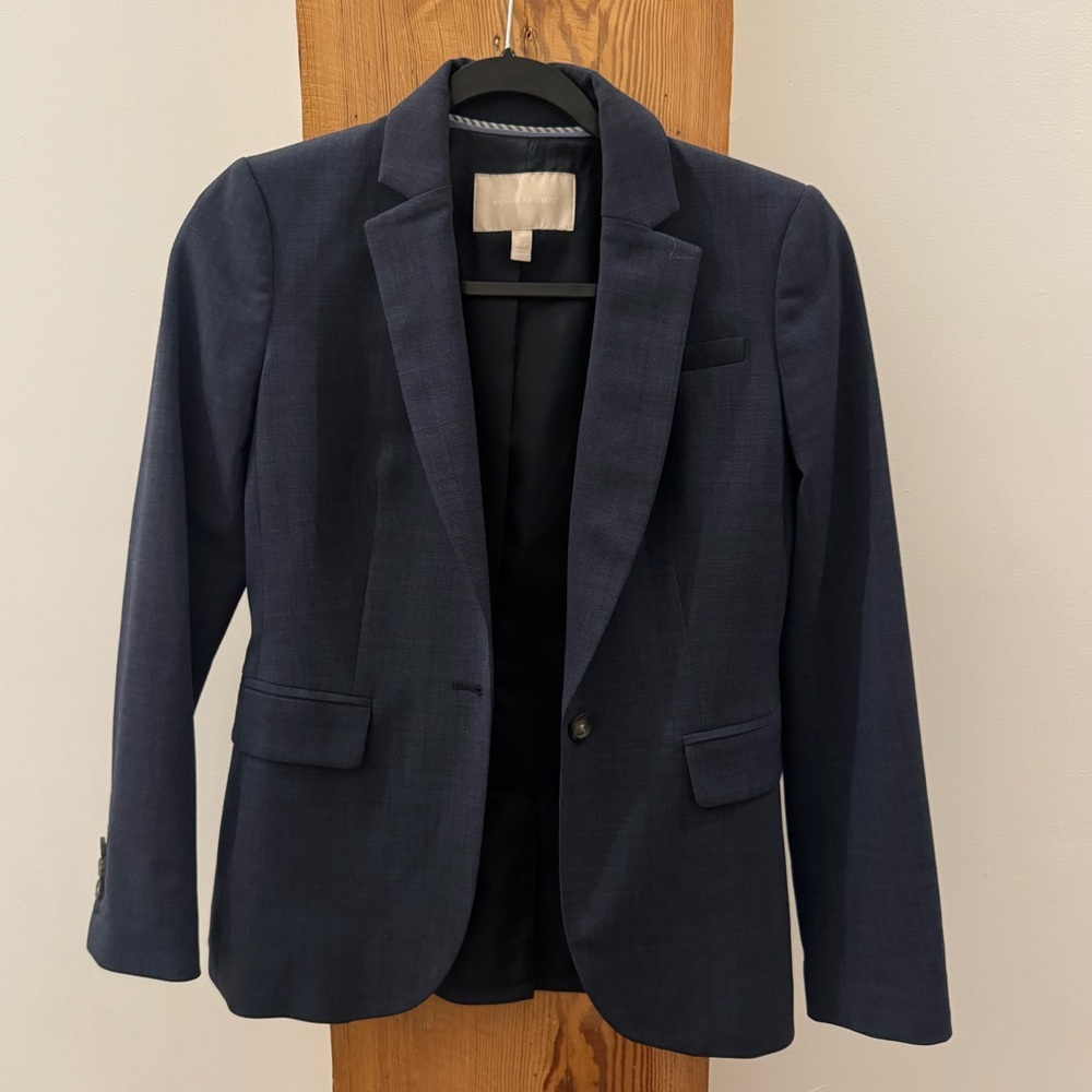 Banana Republic Navy Blue Blazer Size 00P
